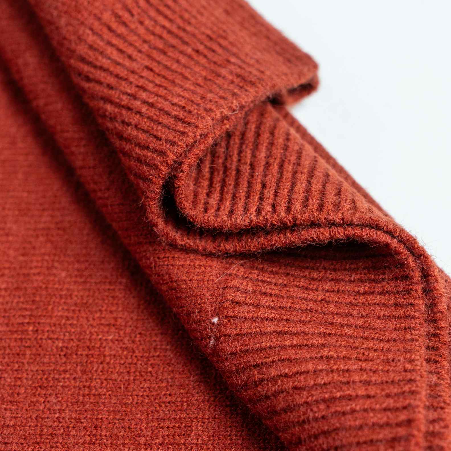 Knit Sweater Wool Polo Neck Long Sleeve Gingham collar accent Style (1)